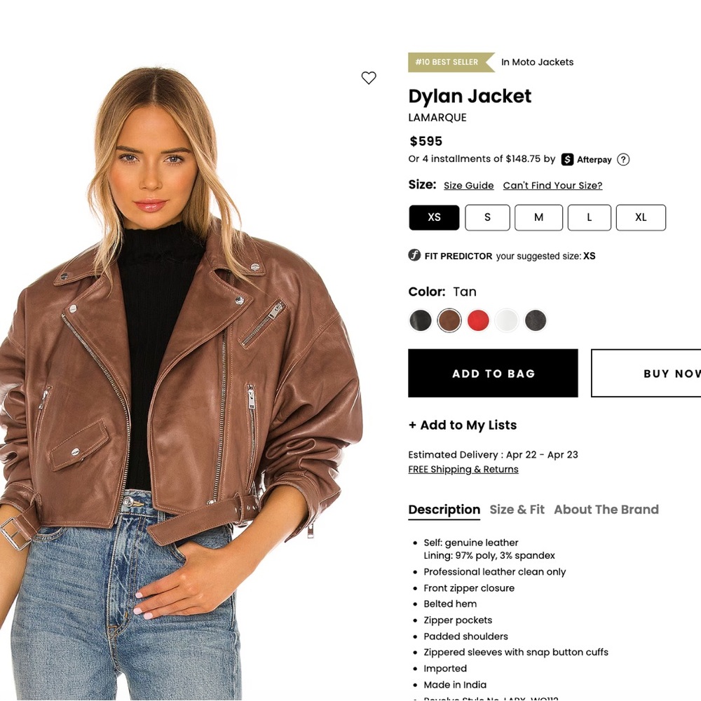 Women's Brown Leather Jacket